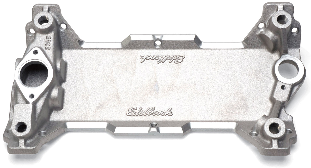 Edelbrock 2992 Edelbrock Victor 18 degree 2 Piece Small Block Chevrolet Base Manifold - Truck Part Superstore