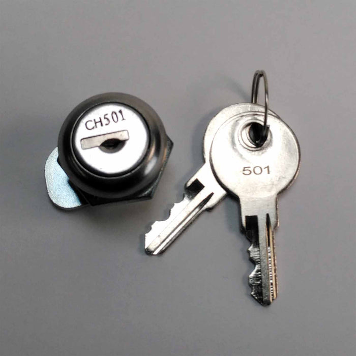TrailFX 003-CH501CYLNDR Fits CH501 Locks Replacement Lockset and Key - Truck Part Superstore