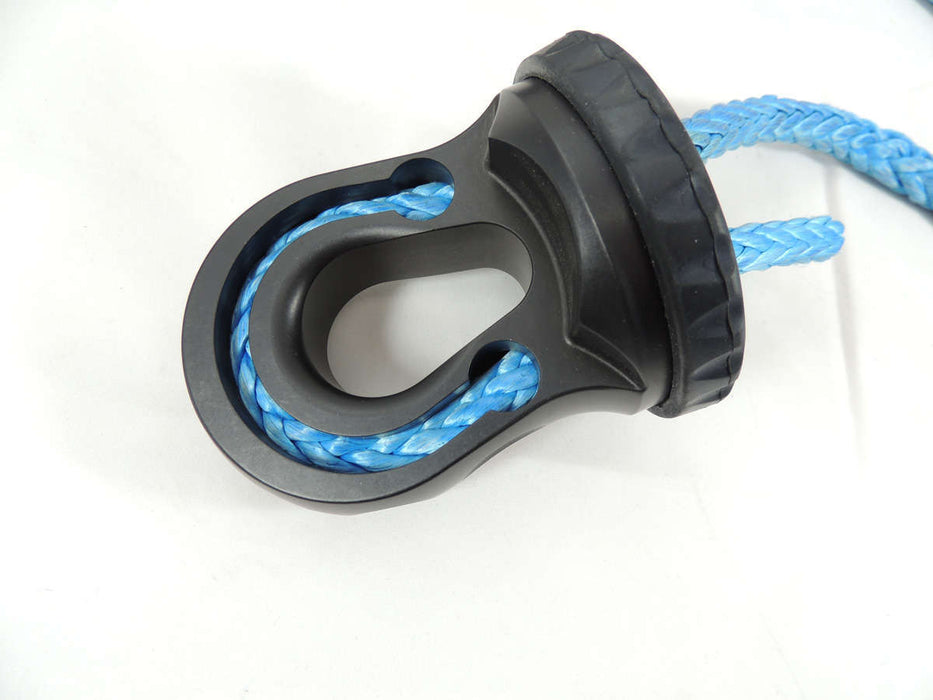 Factor 55 00352-04 Splicer 3/8-1/2 Inch Synthetic Rope Splice On Shackle Mount Black Factor 55 - Truck Part Superstore