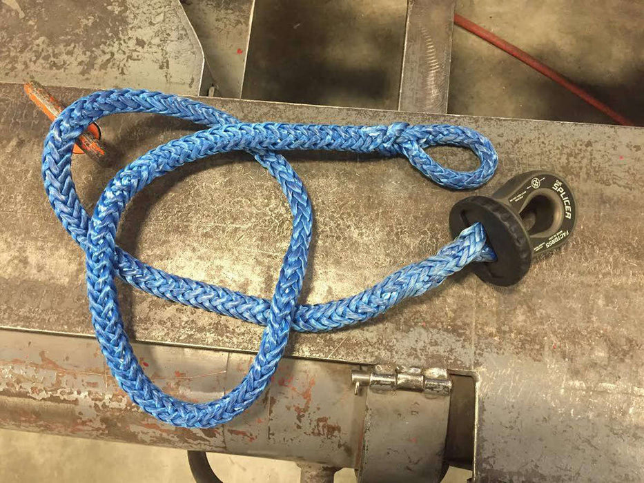 Factor 55 00352-06 Splicer 3/8-1/2 Inch Synthetic Rope Splice On Shackle Mount Gray Factor 55 - Truck Part Superstore