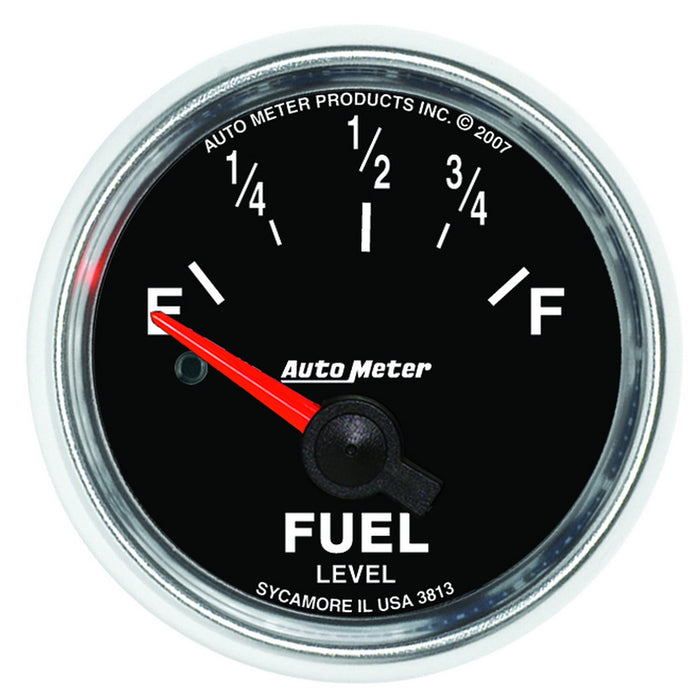 AutoMeter 3813 GAUGE; FUEL LEVEL; 2 1/16in.; 0OE TO 90OF; ELEC; GS - Truck Part Superstore