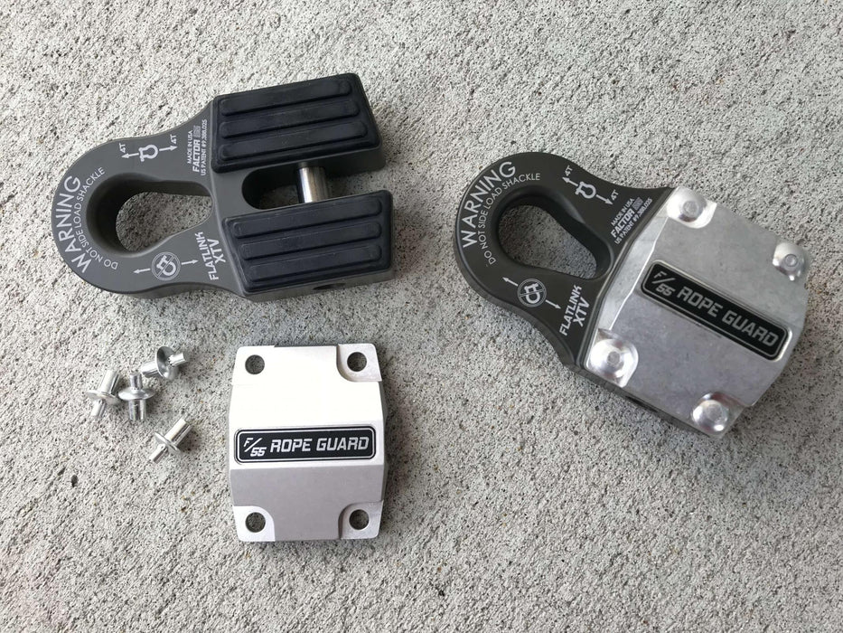 Factor 55 383 FlatLink XTV Rope Guard UTV/ATV Silver Factor 55 - Truck Part Superstore