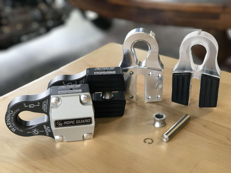 Factor 55 383 FlatLink XTV Rope Guard UTV/ATV Silver Factor 55 - Truck Part Superstore