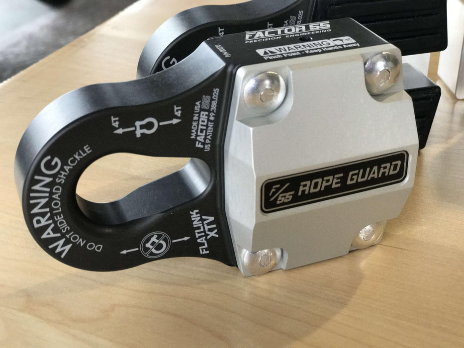 Factor 55 383 FlatLink XTV Rope Guard UTV/ATV Silver Factor 55 - Truck Part Superstore