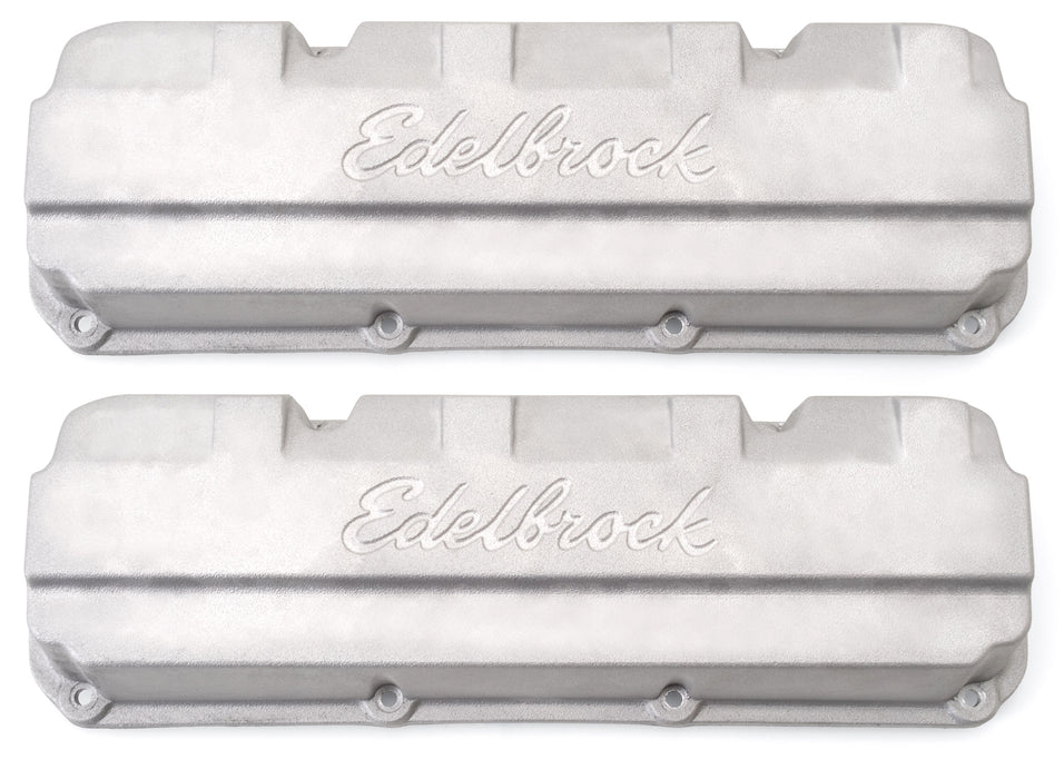 Edelbrock 4267 Edelbrock Sand Cast Aluminum Valve Cover for Edelbrock Big Victor heads. - Truck Part Superstore