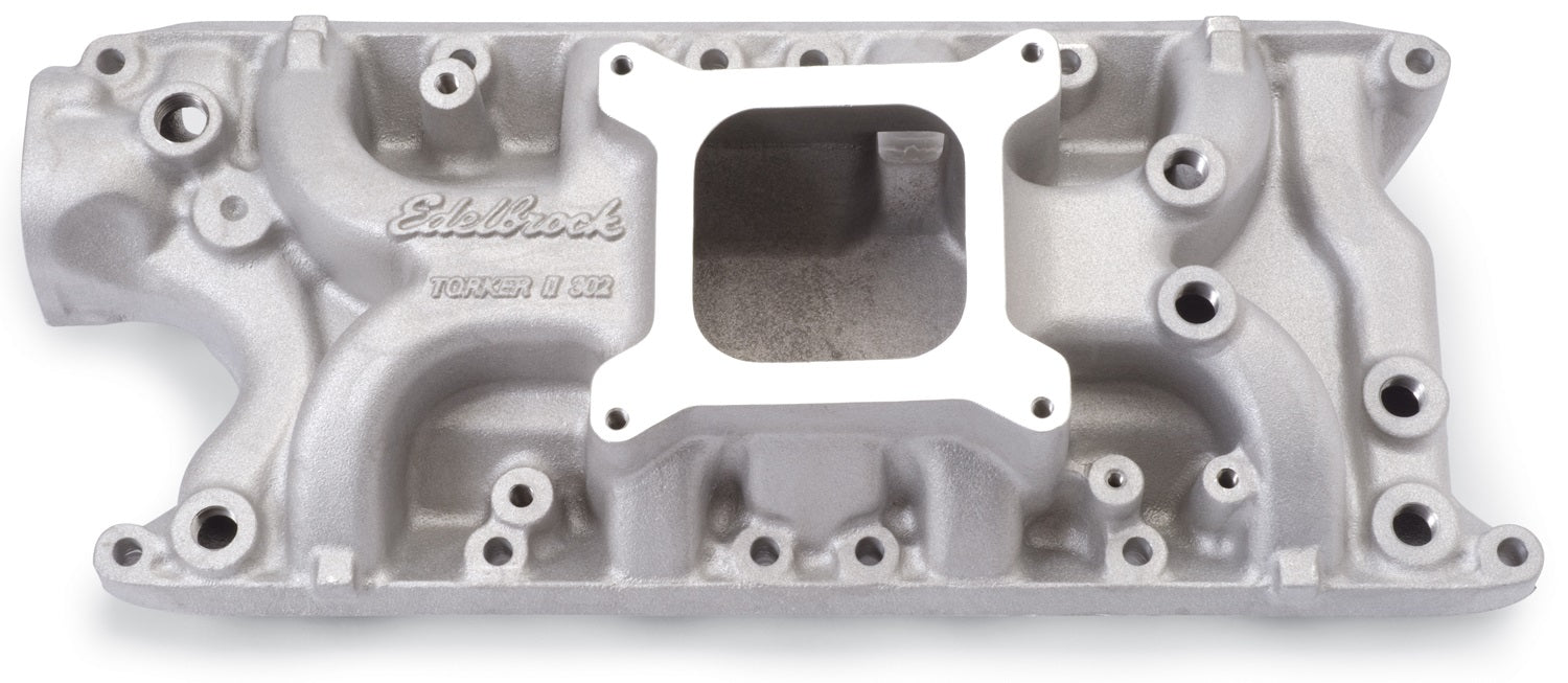 Edelbrock 5021 Edelbrock Torker II 302 Intake Manifold for Ford 289-347 Small-Block V8 - Truck Part Superstore