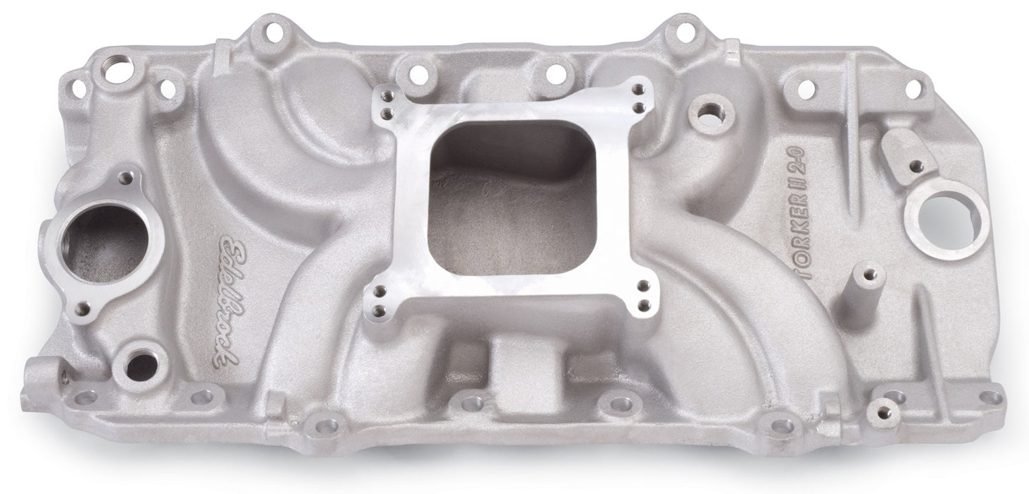 Edelbrock 5061 Edelbrock Torker II 2-O Intake Manifold for Chevrolet 396-502 Big-Block V8 - Truck Part Superstore