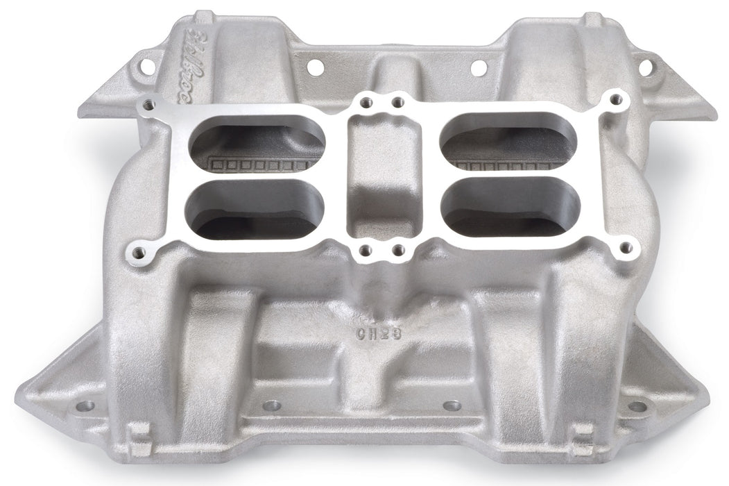 Edelbrock 5440 Edelbrock CH-28 Dual-Quad Intake Manifold for Chrysler 413-426-440 Big-Block V8 - Truck Part Superstore