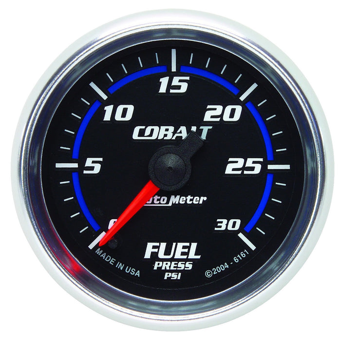 AutoMeter 6161 GAUGE; FUEL PRESSURE; 2 1/16in.; 30PSI; DIGITAL STEPPER MOTOR; COBALT - Truck Part Superstore