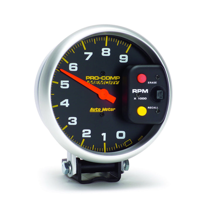 AutoMeter 6809 GAUGE; TACHOMETER; 5in.; 9K RPM; PEDESTAL W/PEAK MEMORY; PRO-COMP - Truck Part Superstore