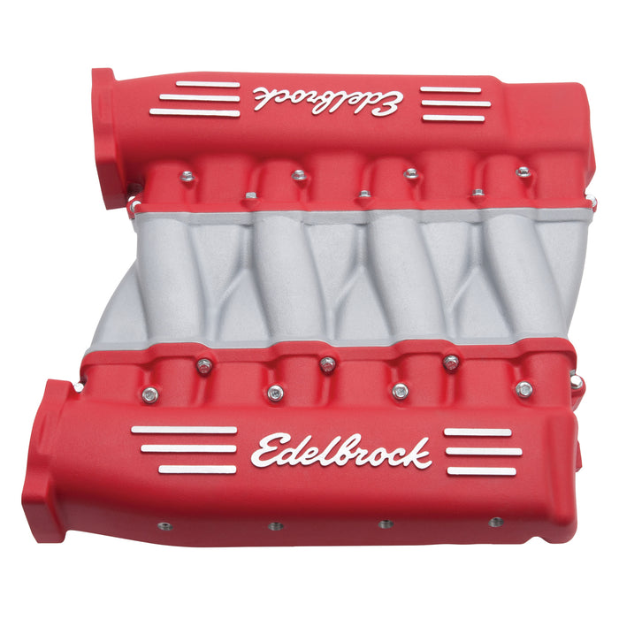 Edelbrock 7141 Edelbrock Cross-Ram GM LS3 Rectangular Port Intake Manifold LS Engines Red - Truck Part Superstore