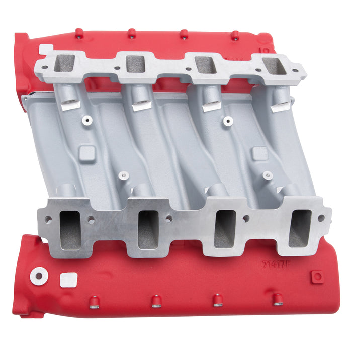 Edelbrock 7141 Edelbrock Cross-Ram GM LS3 Rectangular Port Intake Manifold LS Engines Red - Truck Part Superstore