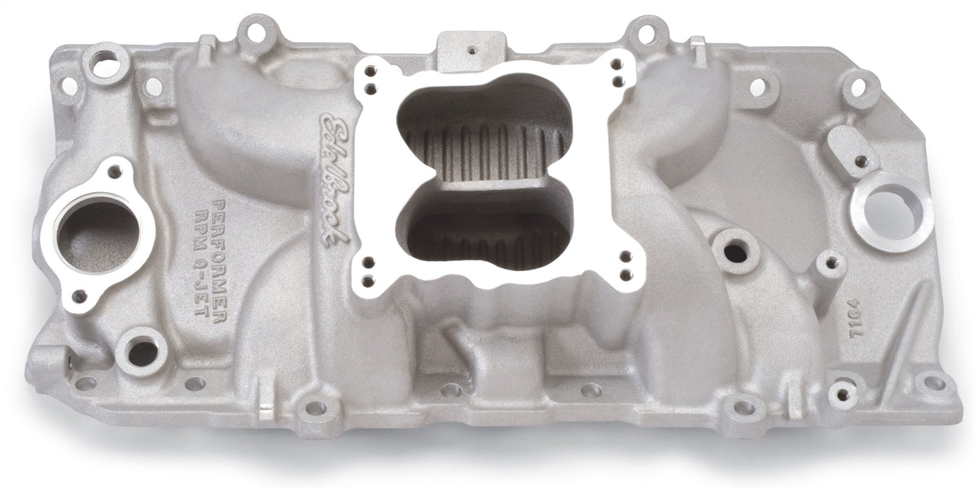 Edelbrock 7164 Edelbrock Performer RPM Q-Jet Intake Manifold for Chevrolet 396-502 Big-Block V8 - Truck Part Superstore