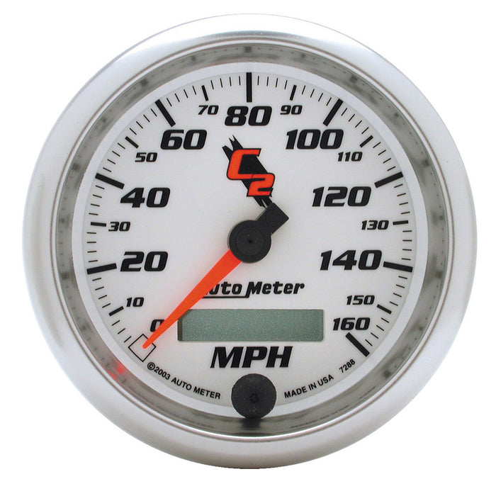 AutoMeter 7288 GAUGE; SPEEDOMETER; 3 3/8in.; 160MPH; ELEC. PROGRAMMABLE; C2 - Truck Part Superstore