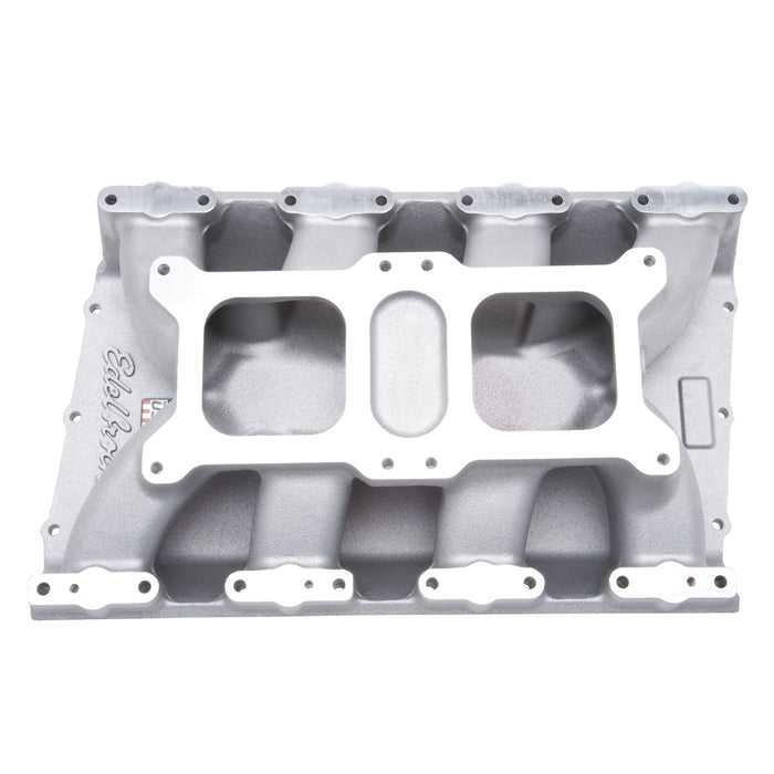Edelbrock 7524 Edelbrock Dual-Quad Chrysler Gen II 426-572 HEMI Carbureted Intake Manifold - Truck Part Superstore
