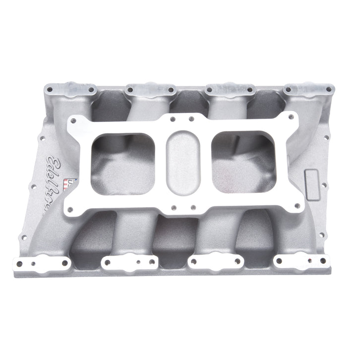 Edelbrock 7524 Edelbrock Dual-Quad Chrysler Gen II 426-572 HEMI Carbureted Intake Manifold - Truck Part Superstore