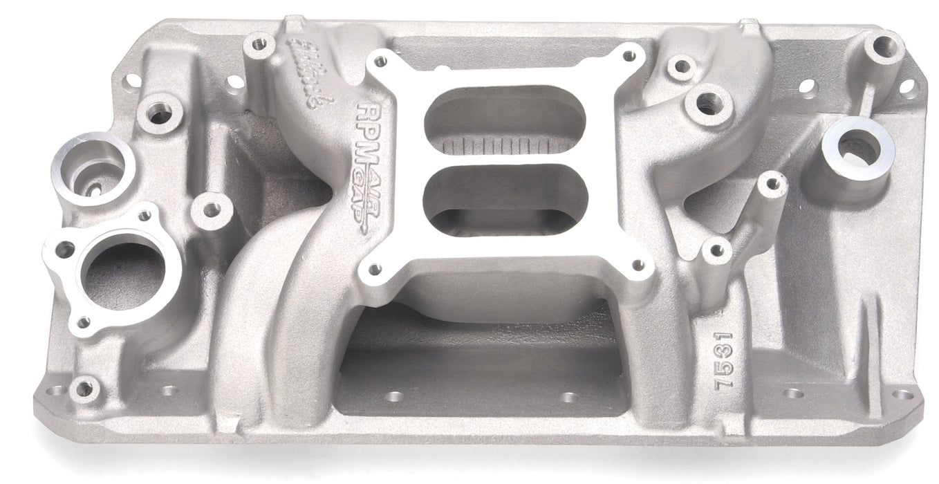 Edelbrock 7531 Edelbrock RPM Air-Gap AMC Intake Manifold for AMC 304-360-401 Small-Block V8 - Truck Part Superstore