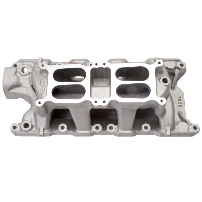 Edelbrock 7535 Edelbrock RPM Air-Gap Dual Quad Intake Manifold for Ford 289-347 Small-Block V8 - Truck Part Superstore
