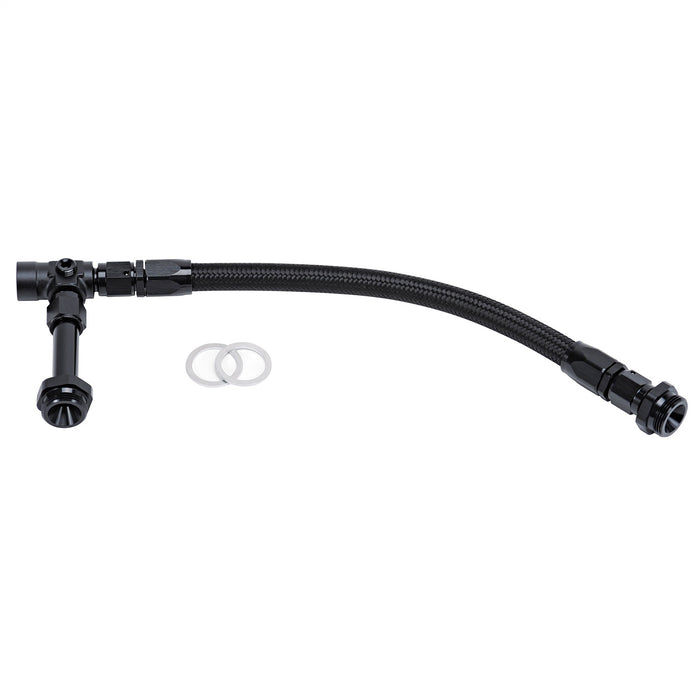 Edelbrock 8106 Edelbrock Dual-Feed Fuel Line Kit with Black Finish for Holley Dual-Feed Carbs - Truck Part Superstore