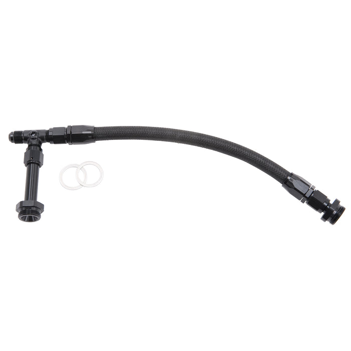 Edelbrock 8106 Edelbrock Dual-Feed Fuel Line Kit with Black Finish for Holley Dual-Feed Carbs - Truck Part Superstore