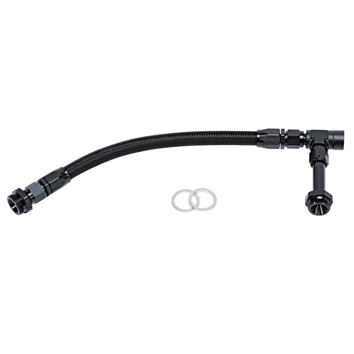 Edelbrock 8106 Edelbrock Dual-Feed Fuel Line Kit with Black Finish for Holley Dual-Feed Carbs - Truck Part Superstore