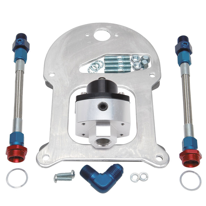 Edelbrock 8192 Edelbrock Standard Flange Single Regulator Plate Kit - Truck Part Superstore