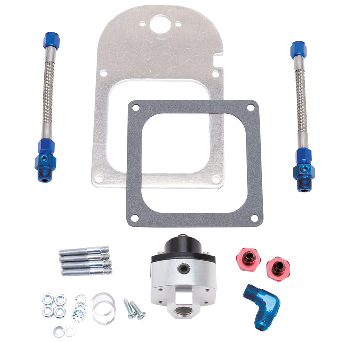 Edelbrock 8193 Edelbrock 4500 Flange Single Regulator Plate Kit - Truck Part Superstore