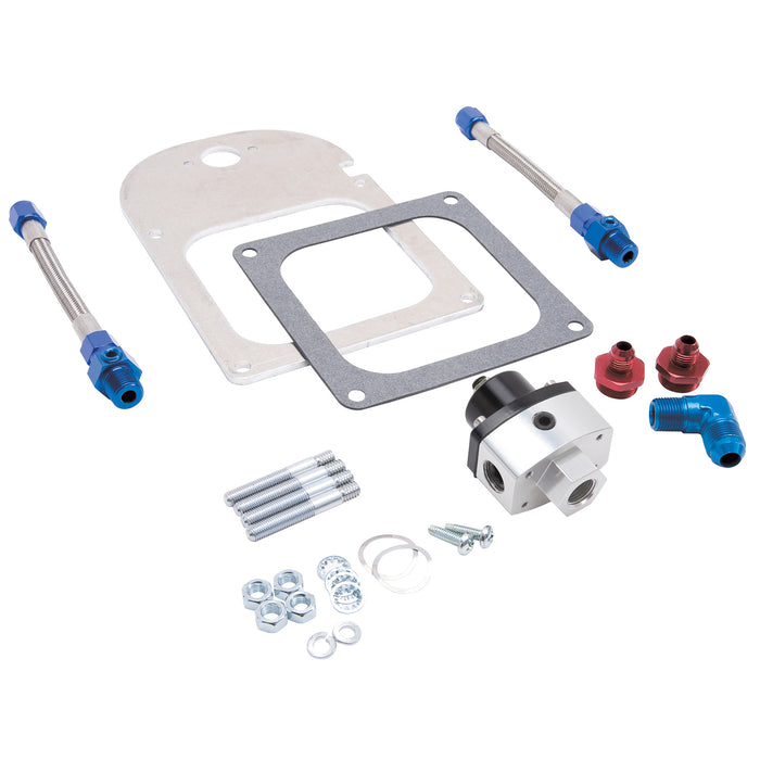 Edelbrock 8193 Edelbrock 4500 Flange Single Regulator Plate Kit - Truck Part Superstore