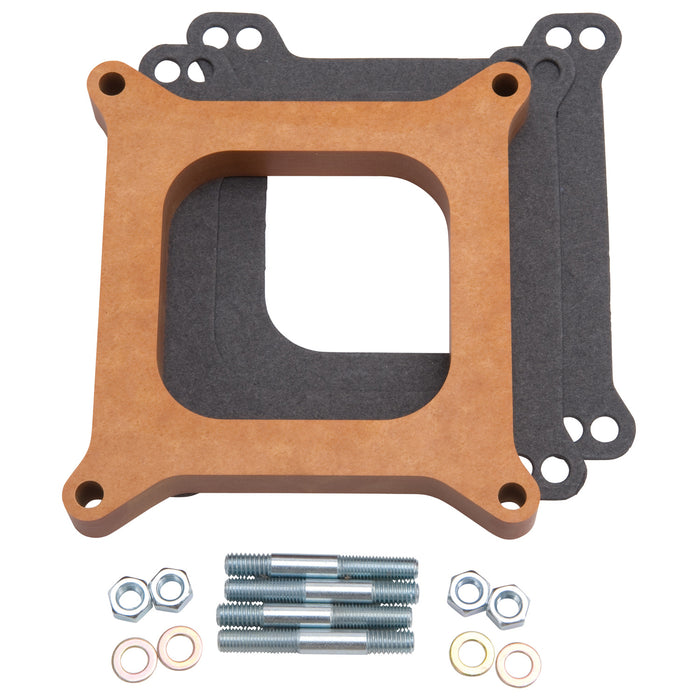 Edelbrock 8719 Edelbrock Carb Spacer 1-Inch Wood Spacer - Truck Part Superstore