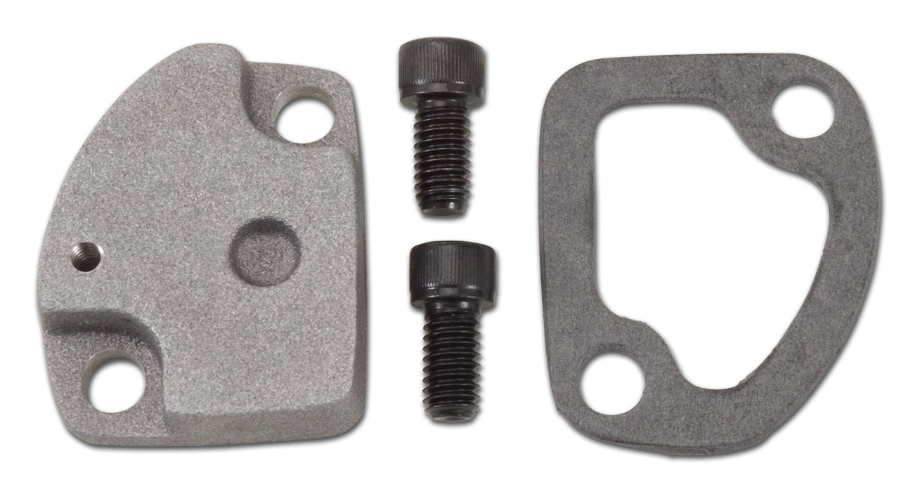 Edelbrock 8961 The Edelbrock Choke Block-Off for?Big Block Chevrolet With #2161 Intake Manifold - Truck Part Superstore