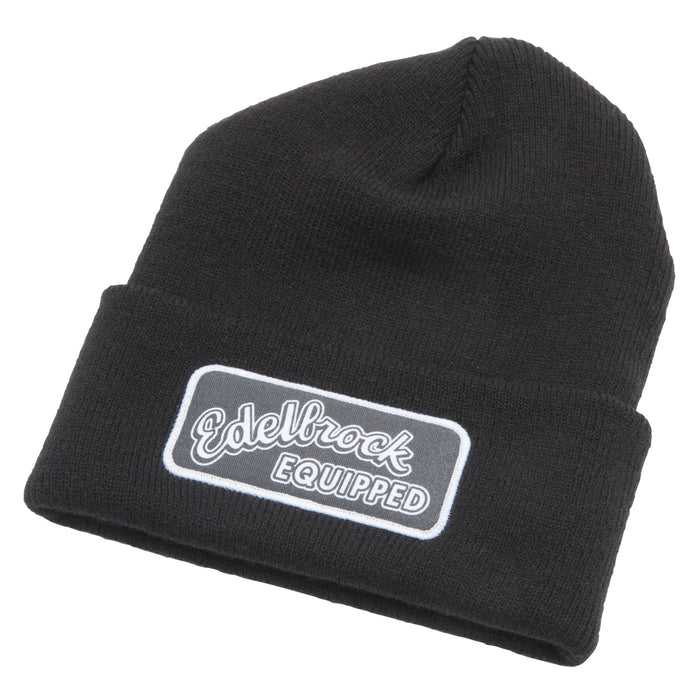 Edelbrock 9142 These beanies feature a vintage Edelbrock Equipped logo patch. - Truck Part Superstore