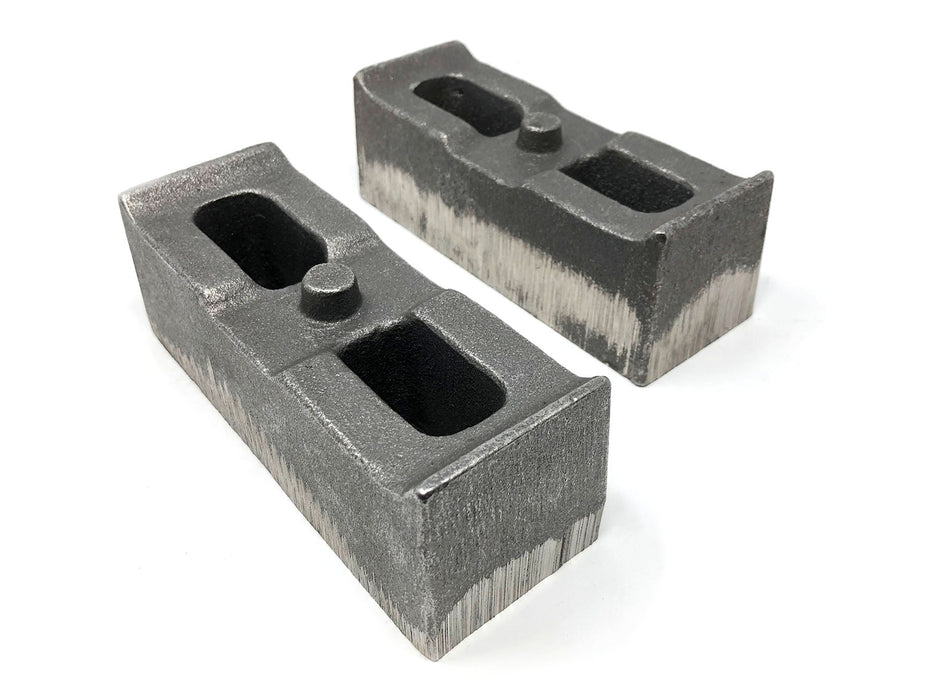 Tuff Country 79062 2 Inch Cast Iron Lift Blocks 01-10 Silverado 4WD/GMC Sierra 2500HD/3500HD 4WD Pair Tuff Country - Truck Part Superstore
