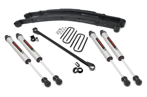 Rough Country 48970 2.5 Inch Ford Leveling Lift Kit w/ V2 Shocks (99-04 F-250/350 4WD) Rough Country - Truck Part Superstore