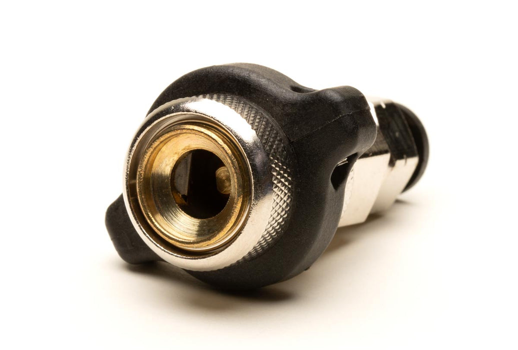 Up Down Air 01-1009 Quick Release Chuck with Finger Pull Tab and 3/8OD X 3/8NPT Male Adapter UP Down Air - Truck Part Superstore