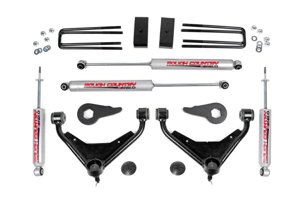 Rough Country 8596N2 3 Inch Suspension Lift Kit 01-10 2500/ 3500 PU/SUV 2WD/4WD FT RPO Rough Country - Truck Part Superstore