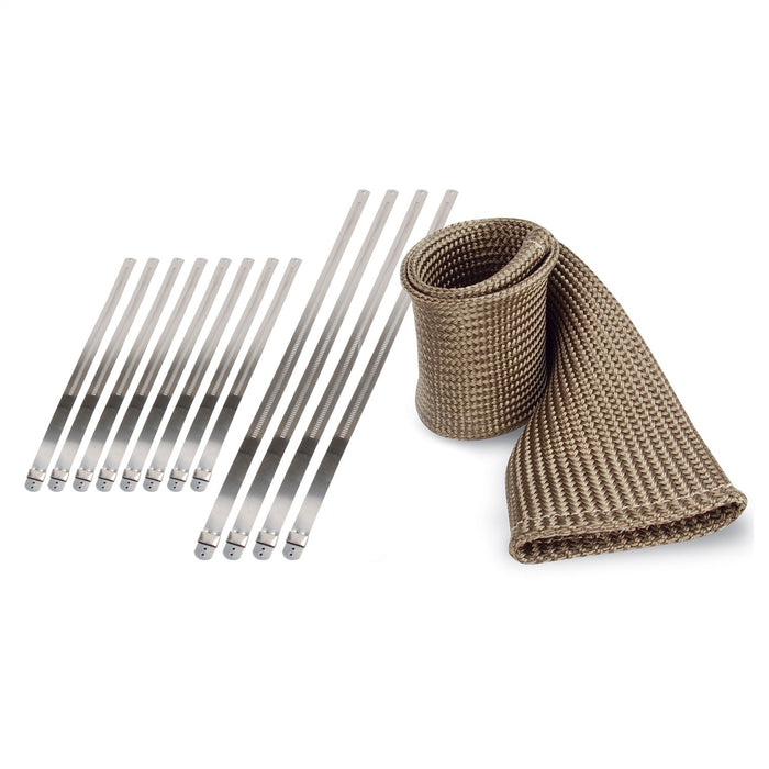 Design Engineering 10022 Exhaust Sleeve And Locking Ties Kit; 2 in. x 5 ft.; - Truck Part Superstore
