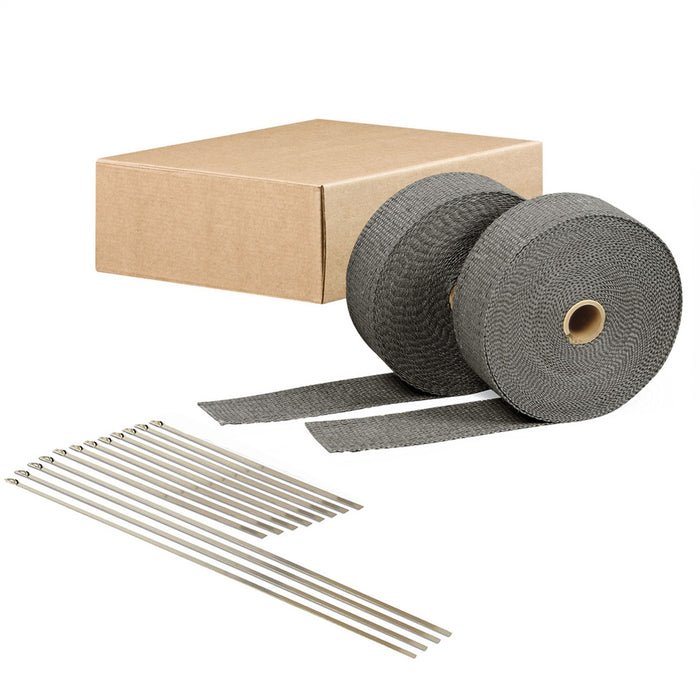 Design Engineering 95108 Exhaust Wrap Kit; Black Color; - Truck Part Superstore