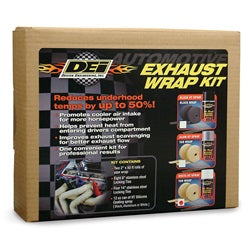 Design Engineering 10111 Exhaust/Header Wrap; w/White HT Coating; - Truck Part Superstore