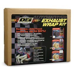 Design Engineering 10112 Exhaust/Header Wrap; w/Silver HT Coating; - Truck Part Superstore
