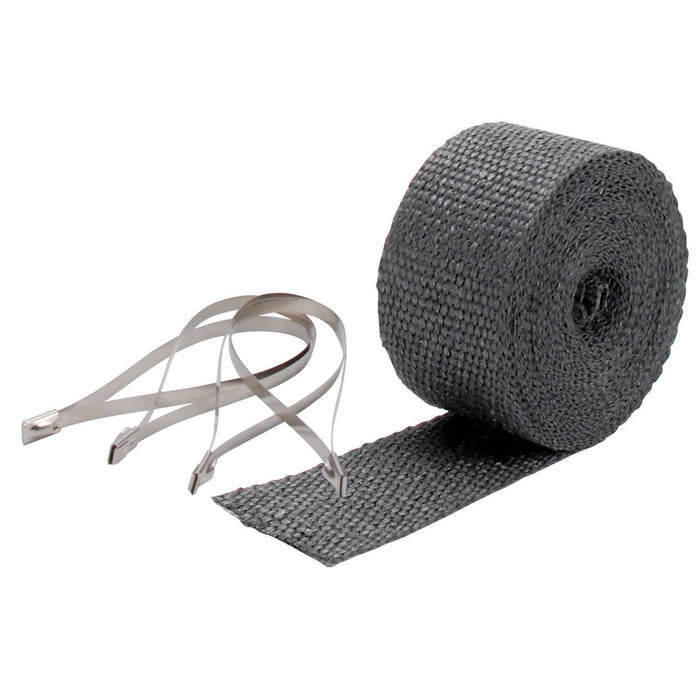 Design Engineering 10119 Pipe Wrap And Locking Ties Kit; 2 in. x 25 ft.; Black; - Truck Part Superstore