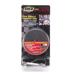 Design Engineering 10119 Pipe Wrap And Locking Ties Kit; 2 in. x 25 ft.; Black; - Truck Part Superstore