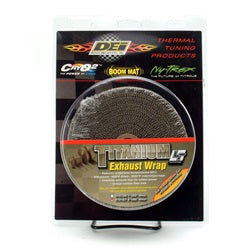 Design Engineering 10127 Titanium Exhaust Wrap™; 2 ft. x 50 ft.; Standard Clamshell Packaging; - Truck Part Superstore