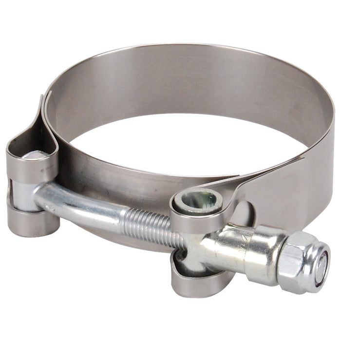 Design Engineering 10214 Wide Band Clamp; Stainless Steel; 2.25 in. To 2.56 in.; 1 Per Pack; - Truck Part Superstore