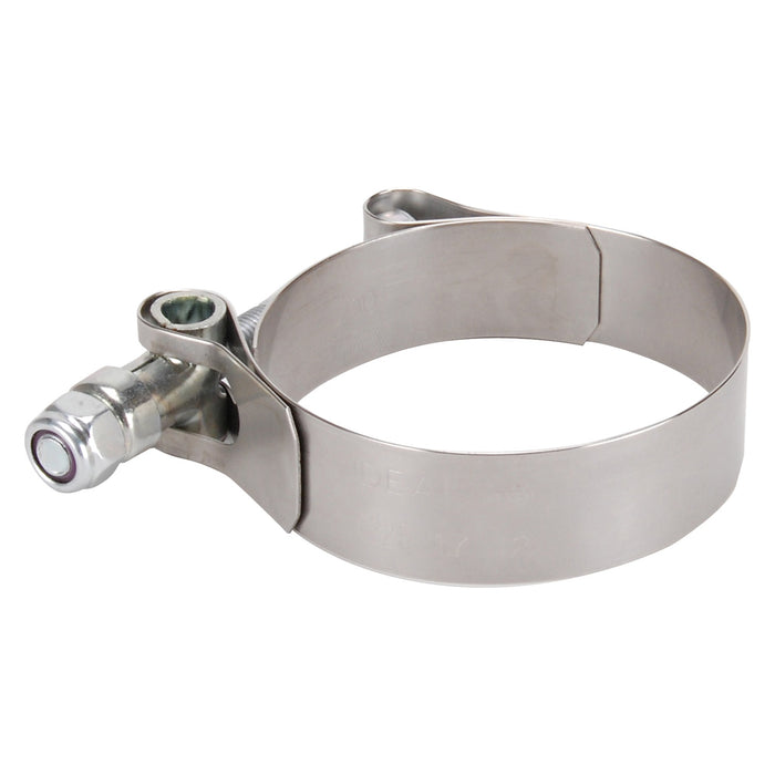 Design Engineering 10215 Wide Band Clamp; Stainless Steel; 1.88 in. To 2.19 in.; 1 Per Pack; - Truck Part Superstore