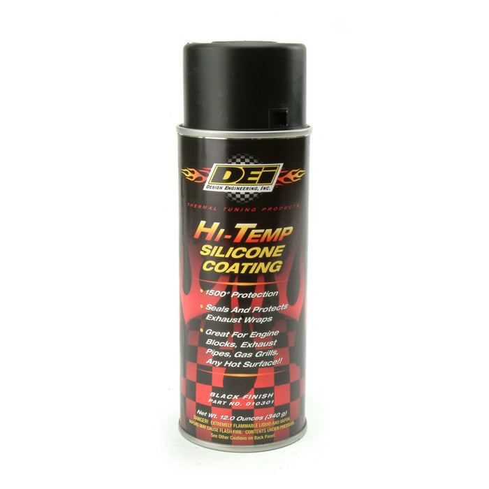 Design Engineering 10301 Hi-Temp Silicone Coating™ Spray; Black; - Truck Part Superstore
