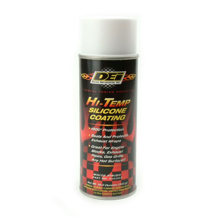 Design Engineering 10303 Hi-Temp Silicone Coating™ Spray; White; - Truck Part Superstore