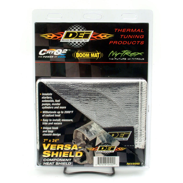 Design Engineering 10908 Versa Heat Shield™; 7 in. x 24 in.; Smaller Retail Package; - Truck Part Superstore