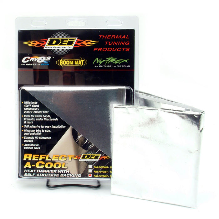 Design Engineering 10909 Reflect-A-Cool™ Heat Tape; 12 in. x 24 in. Sheet; Smaller Retail Package; - Truck Part Superstore