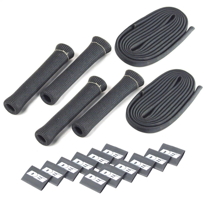 Design Engineering 10584 Protect-A-Boot™ And Spark Plug Wire Set; 4 Cylinder; Black; - Truck Part Superstore