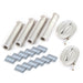 Design Engineering 10587 Protect-A-Boot™ And Spark Plug Wire Set; 4 Cylinder; Silver; - Truck Part Superstore